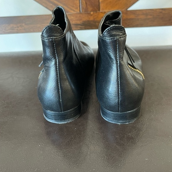 Cole Haan black leather booties in a size 6 side zipper - Picture 15 of 16